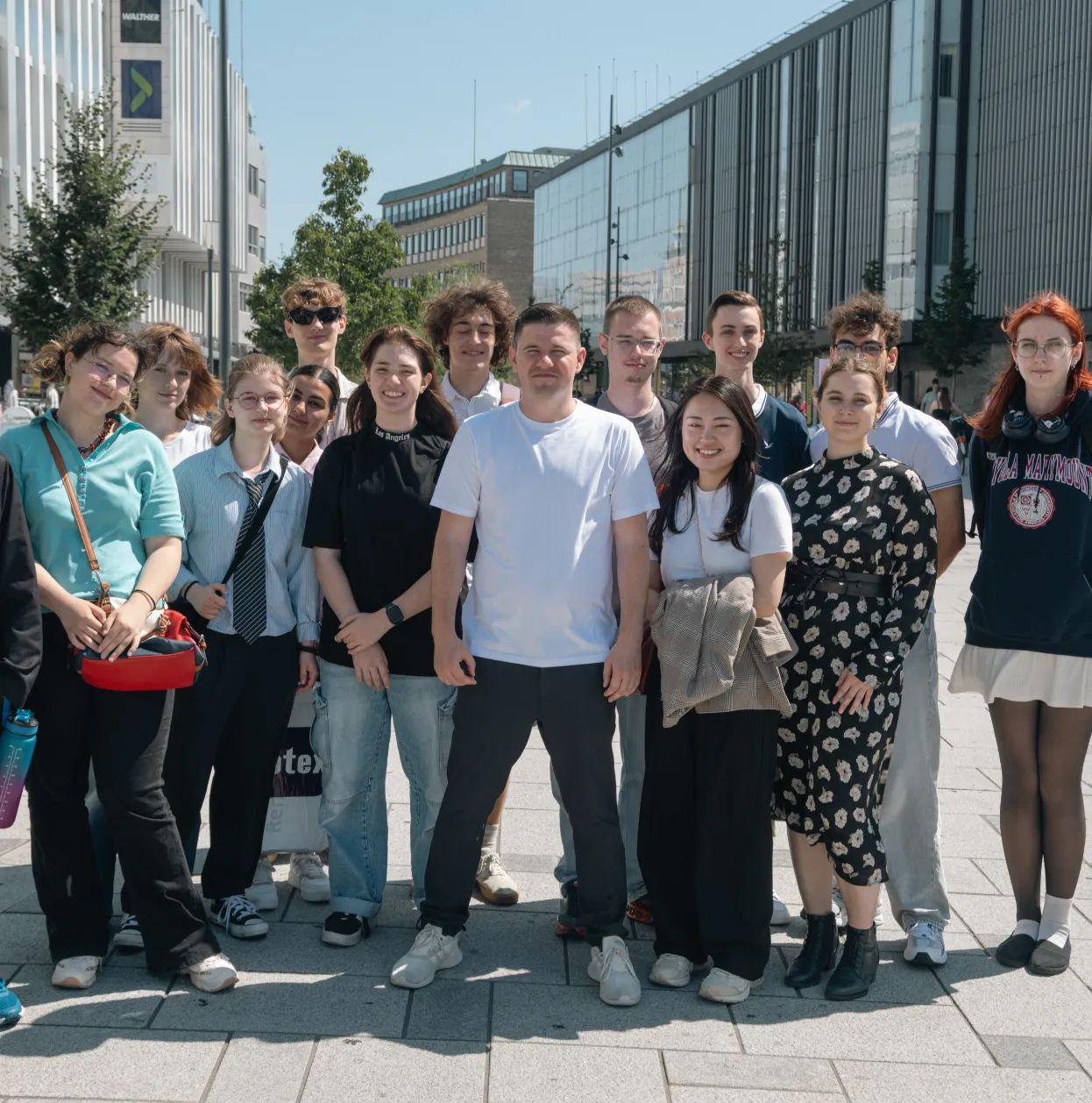 Narcis with diverse residents in Aalborg